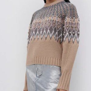 AUDREE FAIR ISLE PULLOVER SWEATER TOP
